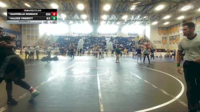 157 Blue Round 2 - DANTRELLE WOMACK, Cypress Creek H S vs Kaleeb Tribbett, George Jenkins