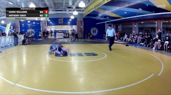 126 White Semifinal - Anthony Gray, Wellington Community Hs vs Jaden Williams, Wellington Community Hs