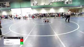 75 lbs Consi Of 16 #2 - Cruz Little, VA vs Joshua Golightly Jr, VA