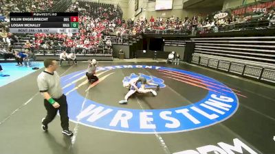 5A 157 lbs Cons. Round 3 - Logan Mcnally, Wasatch vs Kilun Engelbrecht, Box Elder