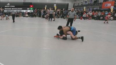 190 lbs Cons. Sub-semis - Michael McCullough, Duran Elite Wrestling vs Brody Stien