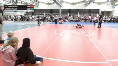 77 lbs Rr Rnd 7 - Colton Collins, Kingsway - ESC vs Macklin Allen, American MMAW - ESC