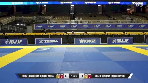 Khalil Donovan Sayed Stevens vs Israel Sebastian Aguirre Mora 2026 Pan Jiu Jitsu IBJJF Championship