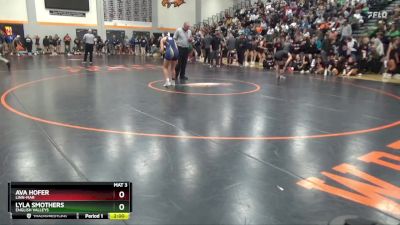 125 lbs Champ. Round 2 - Ava Hofer, Linn-Mar vs Lyla Smothers, English Valleys