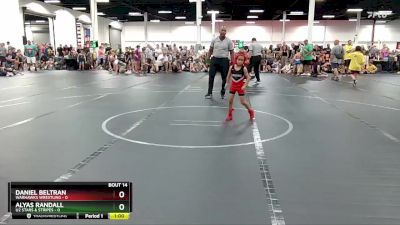 40 lbs Round 5 (6 Team) - Alyas Randall, U2 Stars & Stripes vs Daniel Beltran, Warhawks Wrestling