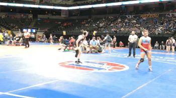 140 Class 2 lbs Cons. Round 2 - Hayden Scorfina, Troy Buchanan vs Sierra Devore, Webb City