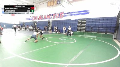 106 lbs Round 1 - Luke Flores, Huntington Beach High School W vs Kevin Martinez, Silverback