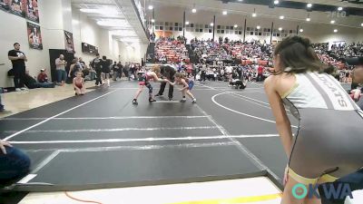 67 lbs Semifinal - Tracie Johnson, Locust Grove Youth Wrestling vs Bristol Garey, Dark Cloud Wrestling Club