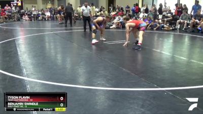 132 lbs Round 3 (6 Team) - Tyson Flavin, Team Chattanooga vs Benjamin Swindle, Gulf Coast WC