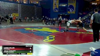 215 lbs Semifinal - Aidan Schlett, St Joseph Regional vs James Miller, Salesianum
