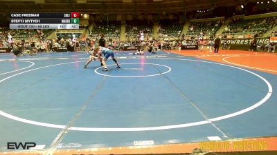 89 lbs Consi Of 8 #2 - Case Freeman, Sebolt Wrestling Academy vs StevyJ Mytych, Mat Assassins