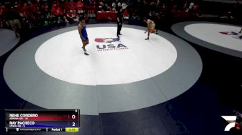 132 lbs Round 3 (16 Team) - Rene Cordero, SDIKWA-GR vs Ray Pacheco, CMWA-GR