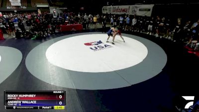 132 lbs Round 1 (16 Team) - Rocky Humphrey, IEWA-GR vs Andrew Wallace, TCWA-GR