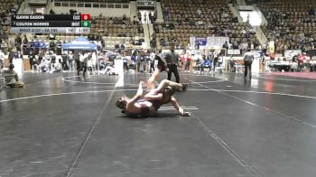 5A 165 lbs Semifinal - Gavin Eason, Elmore County School vs Colton Norris, Montevallo