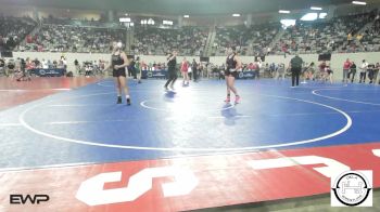 120 lbs Consi Of 32 #2 - Melany Olmos Duran, Tulsa Union Girls vs Grace Mahaan, Broken Arrow Girls Junior High