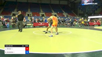 120 lbs Cons 32 #2 - Jeremy Ginter, Ohio vs Anthony Aniciete, Nevada