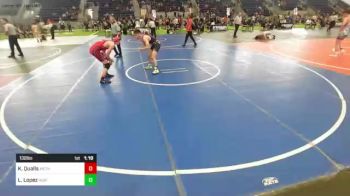 132 lbs Round Of 16 - Kris Qualls, Methods WC vs Logan Lopez, Horizon