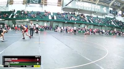 141 lbs Cons. Round 4 - Cole Solomey, Purdue vs Simon Kruse, Wisconsin