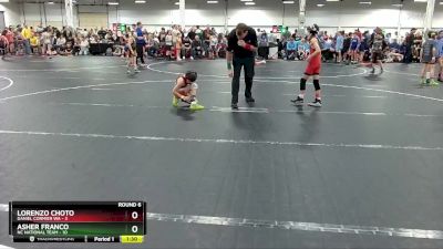 60 lbs Round 6 (8 Team) - Lorenzo Choto, Daniel Cormier WA vs Asher Franco, NC National Team