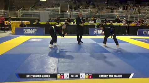 Kimberly Anne Claudio vs Kaitlyn Danica Schmidt 2025 Pan Jiu Jitsu IBJJF Championship