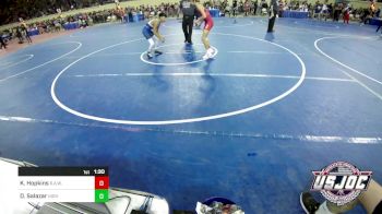 106 lbs Round Of 16 - Karson Hopkins, R.A.W. vs Dominic Salazar, High Ground Wrestling