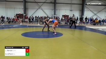 197 lbs Round Of 16 - Jeremy Berson, Coast Guard vs Noah Giffard, Plymouth