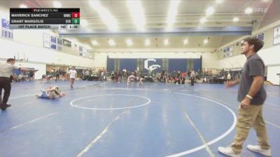 113 lbs 1st Place Match - Maverick Sanchez, Rough House Wrestling Club vs Grant Margolis, OCRTC