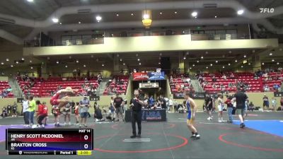 110 lbs Quarterfinal - Henry Scott McDoniel, AR vs Braxton Cross, KS