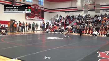 157 lbs Quarterfinal - Keagan Schultz, North Fayette Valley vs Cade Carpenter, NH/TV