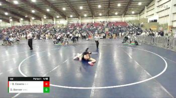 132 lbs Cons. Round 4 - Brayden Cosens, Blackfoot vs Dax Bonner, Wasatch Wrestling Club