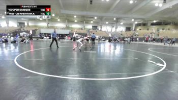 105 lbs 5th Place Match - Cooper Sanders, TN Wrestling Academy vs Weston Kirkpatrick, Minion Training Center