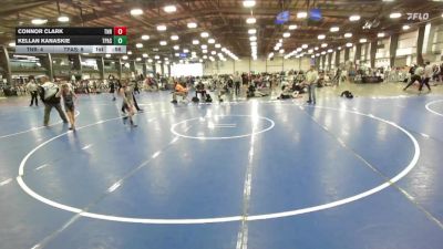 84 lbs Round 4 (2:15pm Saturday) - Kellan Kanaskie, PA Silver vs Connor Clark, Nauman Red