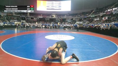7A 126 lbs Cons. Semi - Noah Krauss, Auburn vs Micah Swiger, Daphne