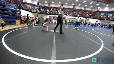 52 lbs Consi Of 16 #2 - Dakota Lane, Comanche Takedown Club vs Brody Corn, Mustang Bronco Wrestling Club