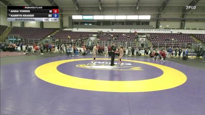110 lbs Quarterfinal - Ahsia Torres, Sacred Heart vs Kamryn Kramer, Misericordia