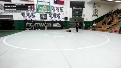 157 lbs Round 2 - Julian Banda, El Dorado High School vs David Ibarra, Bel Air High School Wrestling