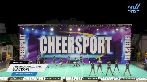 Cheer Invasion All Stars - Blackops [2024 L3 Senior - D2 Day 1] 2024 CHEERSPORT Charlotte Classic