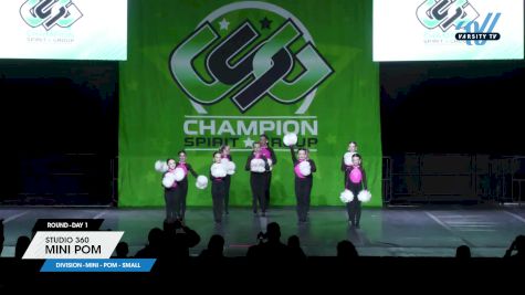 Studio 360 - Mini Pom [2025 Mini - Pom - Small Day 1] 2025 CSG Dance Grand Nationals