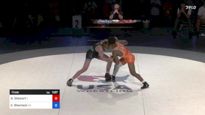 160 lbs Final - Aaron Stewart, Illinois vs Emmitt Sherlock, Maryland