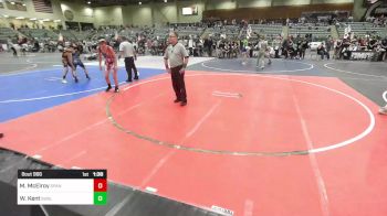 130 lbs 2nd Place - Malachi McElroy, Spanish Springs WC vs Wesley Kent, Sublime Wr Ac