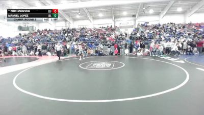 126 lbs Champ. Round 2 - Manuel Lopez, Delta vs Eric Johnson, Cedar Valley