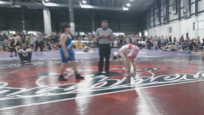 125 lbs Round 2 (4 Team) - Jonathan Crouse, HICKORY WRESTLING CLUB vs Dominic Sanchez, FIGHT CHURCH WRESTLING CLUB