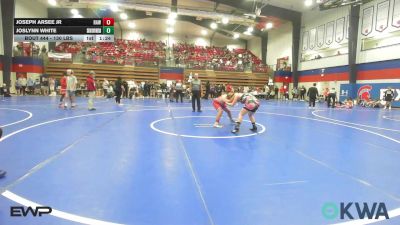 130 lbs Rr Rnd 3 - Joseph Arsee Jr, Raw Wrestling Club vs Joslynn White, Skiatook Youth Wrestling