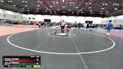 175B Semifinal - Dylan Rebura, Nixa JV vs Wyatt Massey, Thompson HS