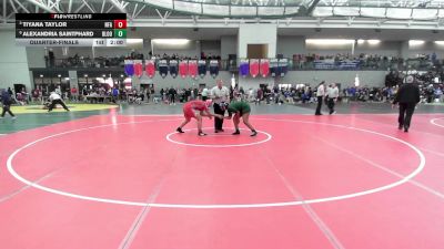 235 lbs Quarterfinal - Tiyana Taylor, Norwich Free Academy vs Alexandria Saintphard, Bloomfield/Weaver