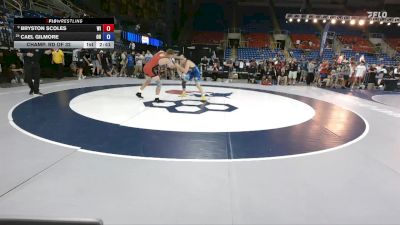 157 lbs Champ. Rd Of 32 - Bryston Scoles, WI vs Cael Gilmore, OH