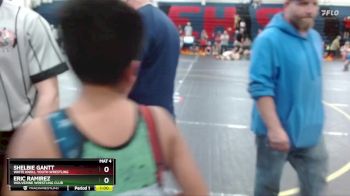 90 lbs Round 5 - Eric Ramirez, Wolverine Wrestling Club vs Shelbie Gantt, White Knoll Youth Wrestling