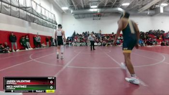 126 lbs Cons. Round 4 - Nico Martinez, Lutheran vs Jaiden Valentine, Northfield