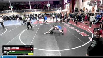 120 lbs Cons. Round 3 - Evan Brinlee, Deer Park vs Clayton Ockwell, Clarkston