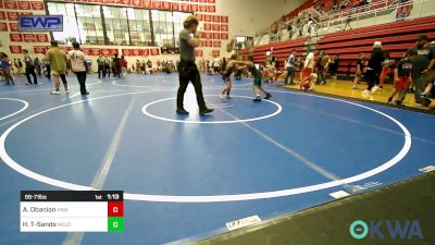 66-71 lbs Rr Rnd 1 - Aria Obanion, HURRICANE WRESTLING ACADEMY vs Harper Tecumseh-Sands, Mojo Grappling Academy